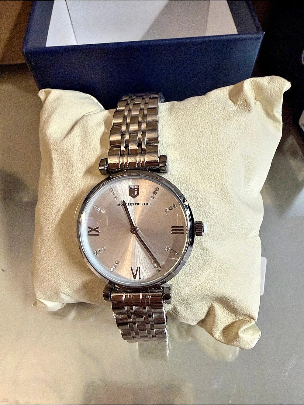 Montres Prestige MPW-0009 Silver Tone Watch
